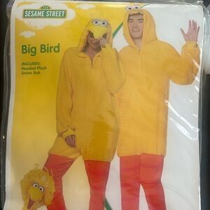 Women’s / Men’s / Adult Big Bird Costume - Worn for 1 Hour  / Onesie/ Plush